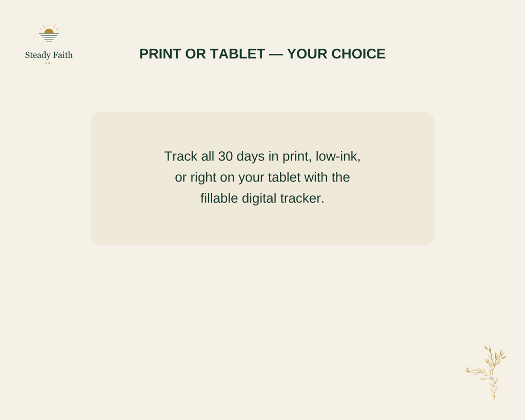 10-Minute Word Habit - Print or Tablet Your Choice