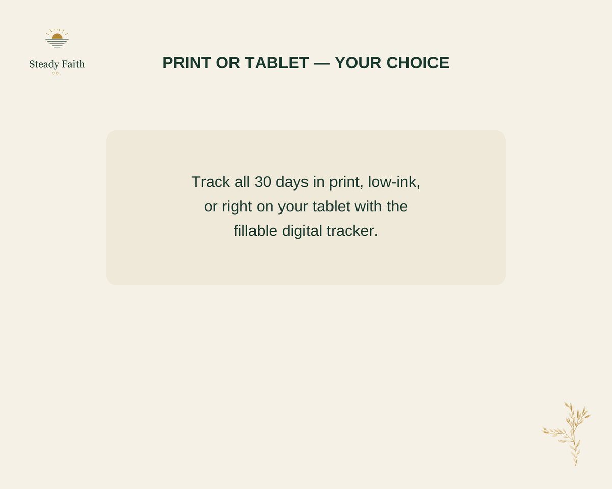 10-Minute Word Habit - Print or Tablet Your Choice