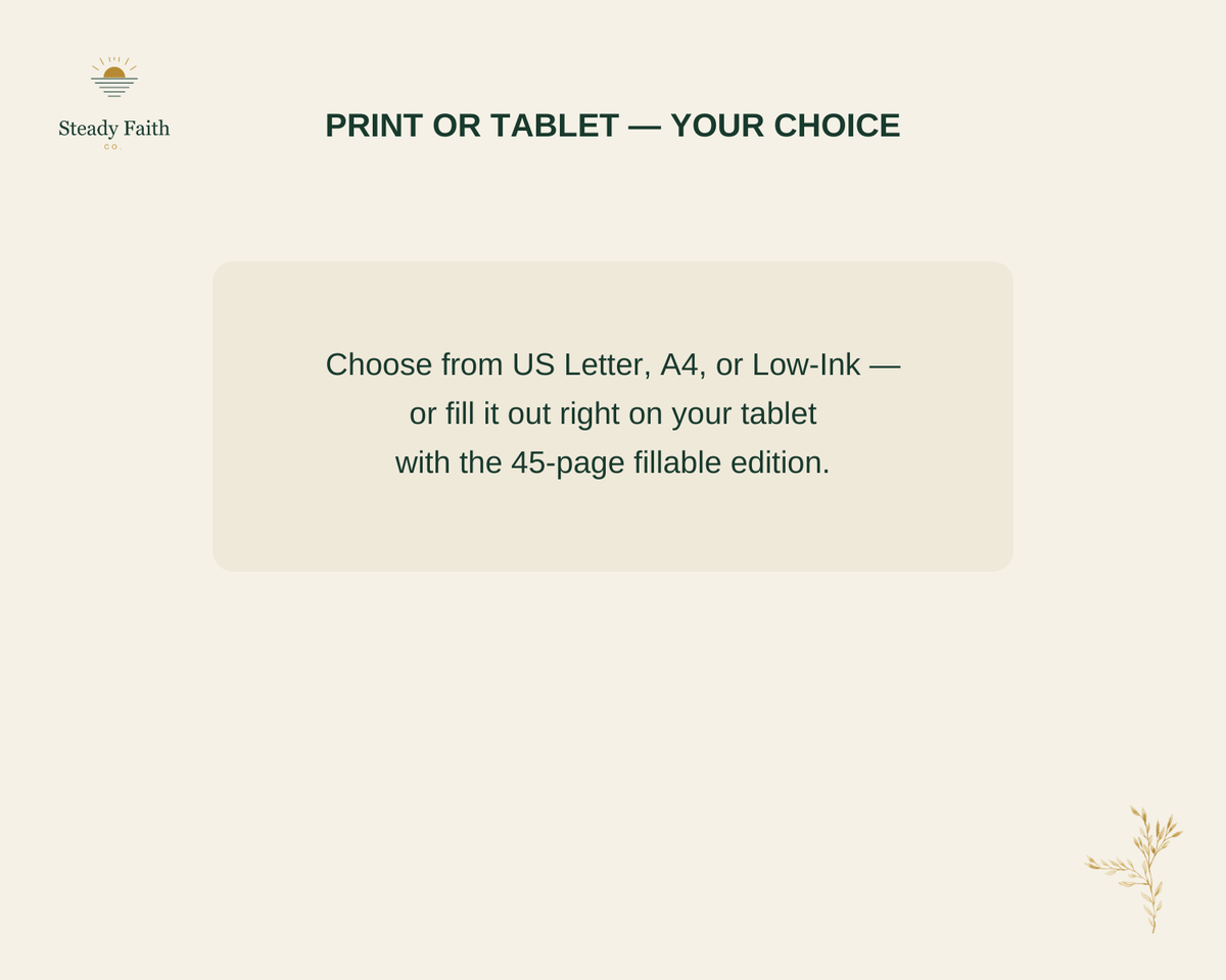 Rooted - Print or Tablet Your Choice