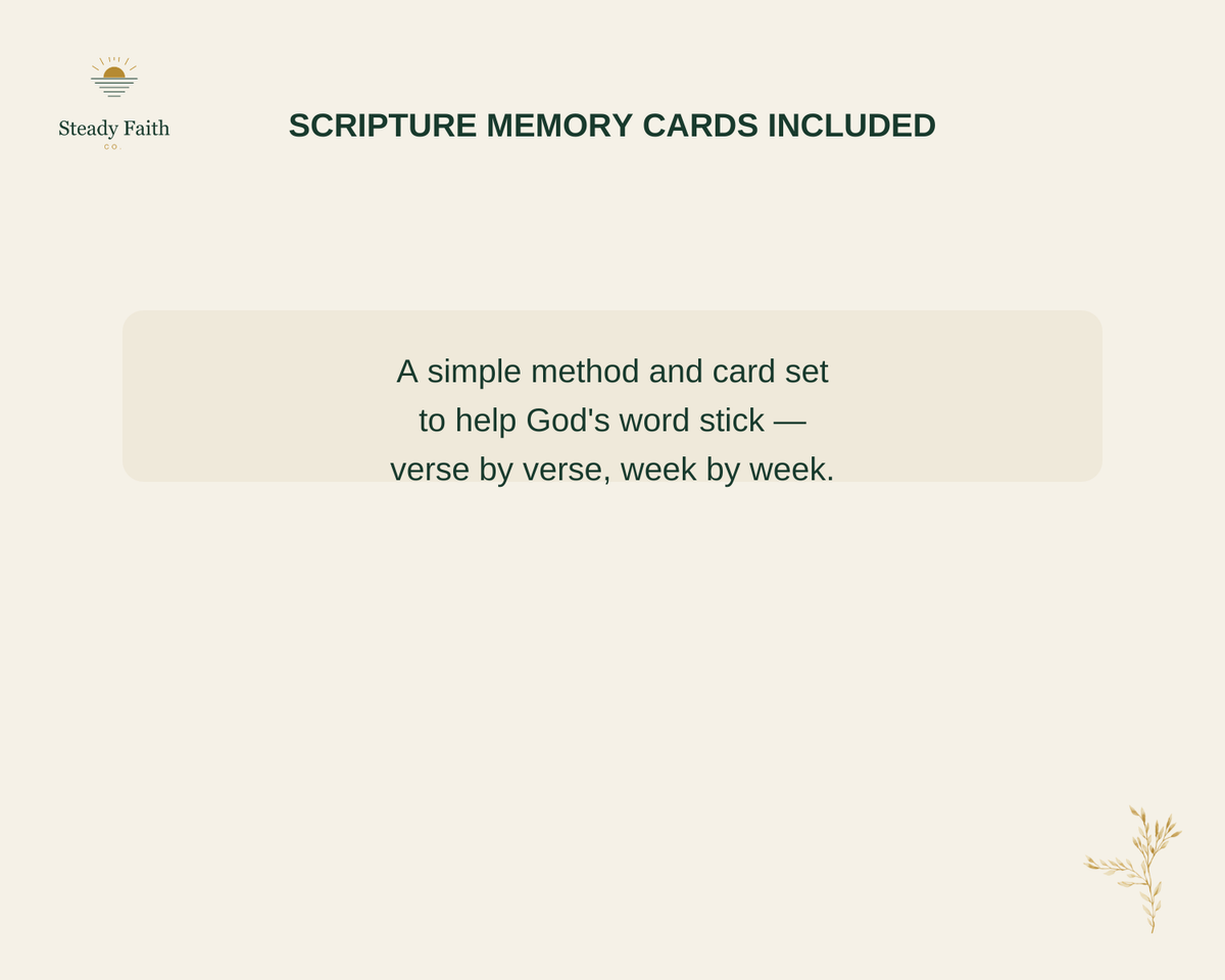 10-Minute Word Habit - Scripture Memory Cards Included