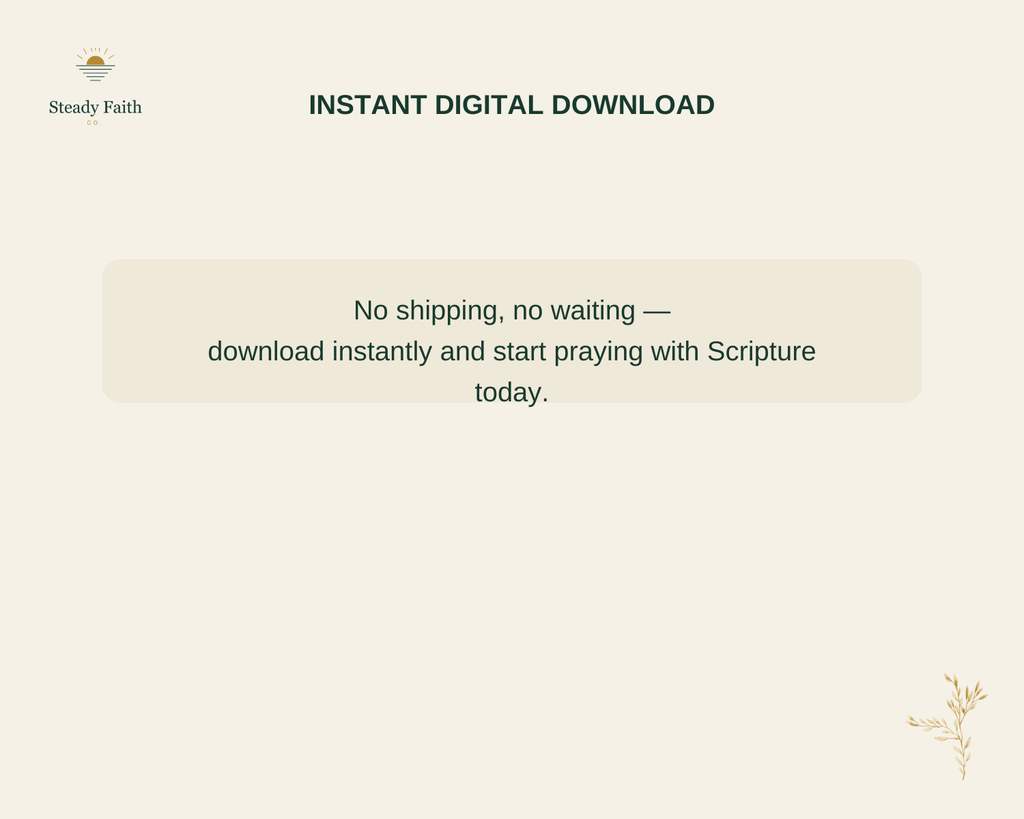 When Words Won't Come - Instant Digital Download
